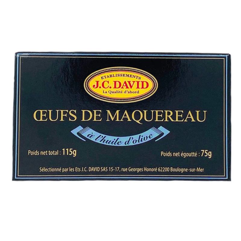 Mackerel Eggs With Olive Oil (75G) - J.C.David Mackerel Eggs With Olive Oil (75G) - J.C.David