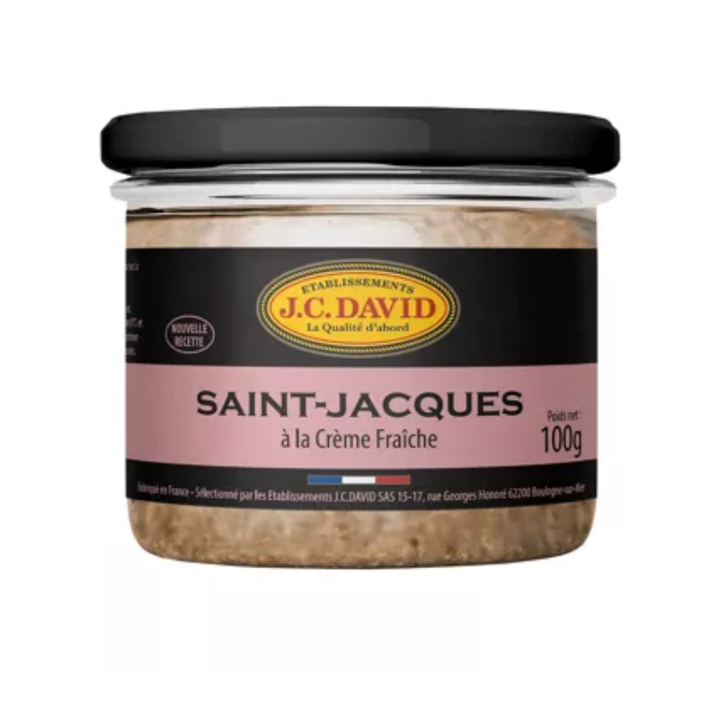 Terrine Of Scallops With Creme Fraiche (100G) - J.C.David Terrine Of Scallops With Creme Fraiche (100G) - J.C.David
