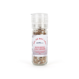 White Pepper & Coarse Salt Mix Grinder (70G) - Bac Lieu