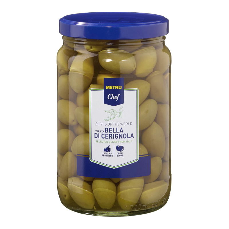 Olives Varietà Bella Di Cerignola 1650G - Metro Chef