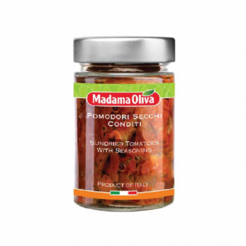 Sundried Tomatoes With Seasoning Jar (300g) - Madama Oliva