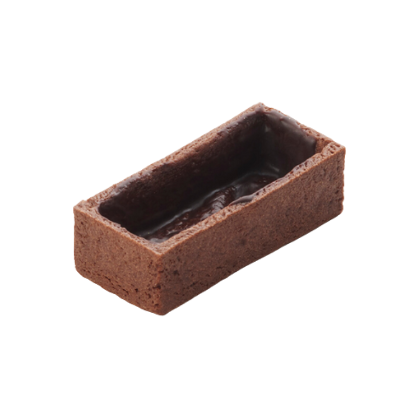 Vỏ Bánh Rectangular Tart Shell Cocoa (3.5X9.5Cm, 30G) - (Qty Per Pc) - C'Est Bon