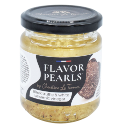 Black Truffle And White Balsamic Vinegar Flavor Pearls (200G) - Le Tennier