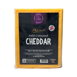 Mild Colour Cheddar (1Kg) - Coombe Castle - Ctr