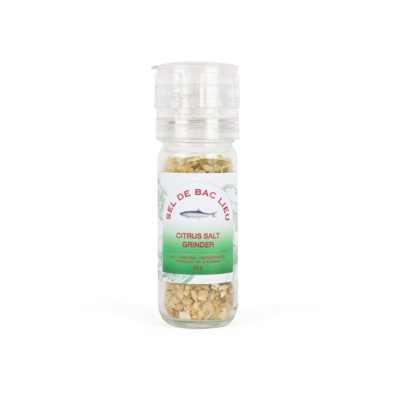 Lime Peel & Coarse Salt Mix Grinder (70G) - Bac Lieu