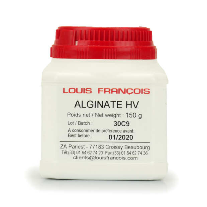 Sodium Alginate H.V (150G) - Louis Francois