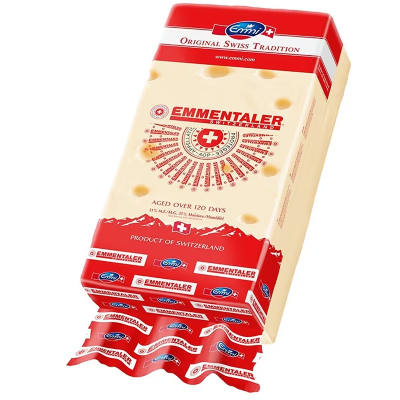 Emmentaler King Block (~3.5Kg) - Emmi