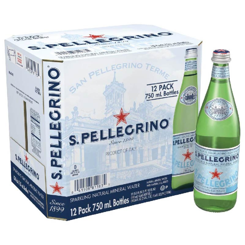 Nước khoáng có ga tự nhiên 750ml12-S.pellegrino-Sparkling natural mineral water