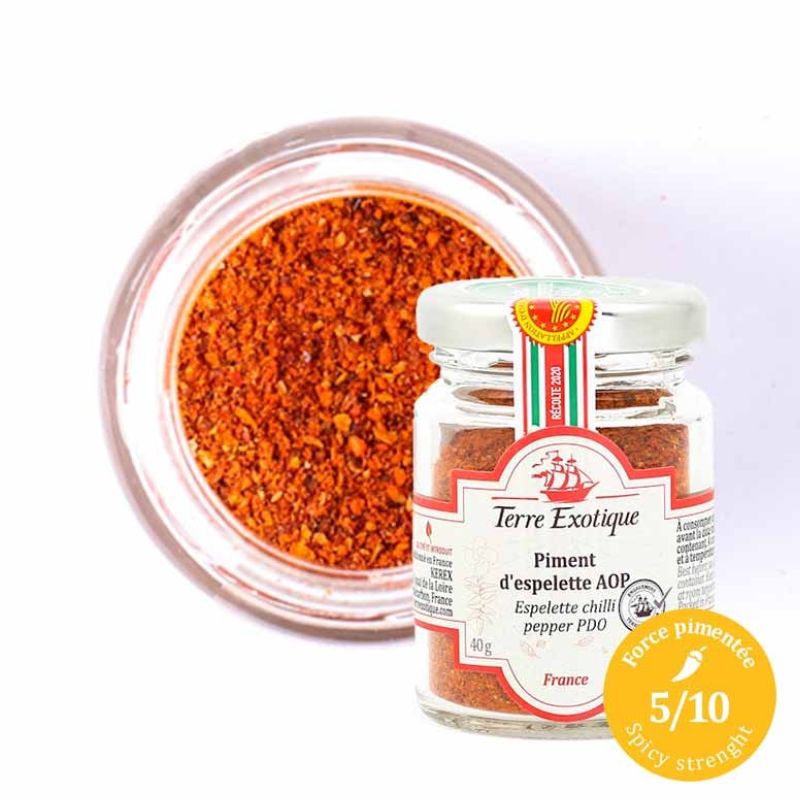 Espelette Chilli Pepper DOP (40g) - Terre Exotique