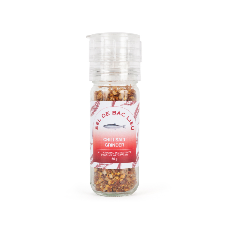 Chili & Coarse Salt Mix Grinder (70G) - Bac Lieu