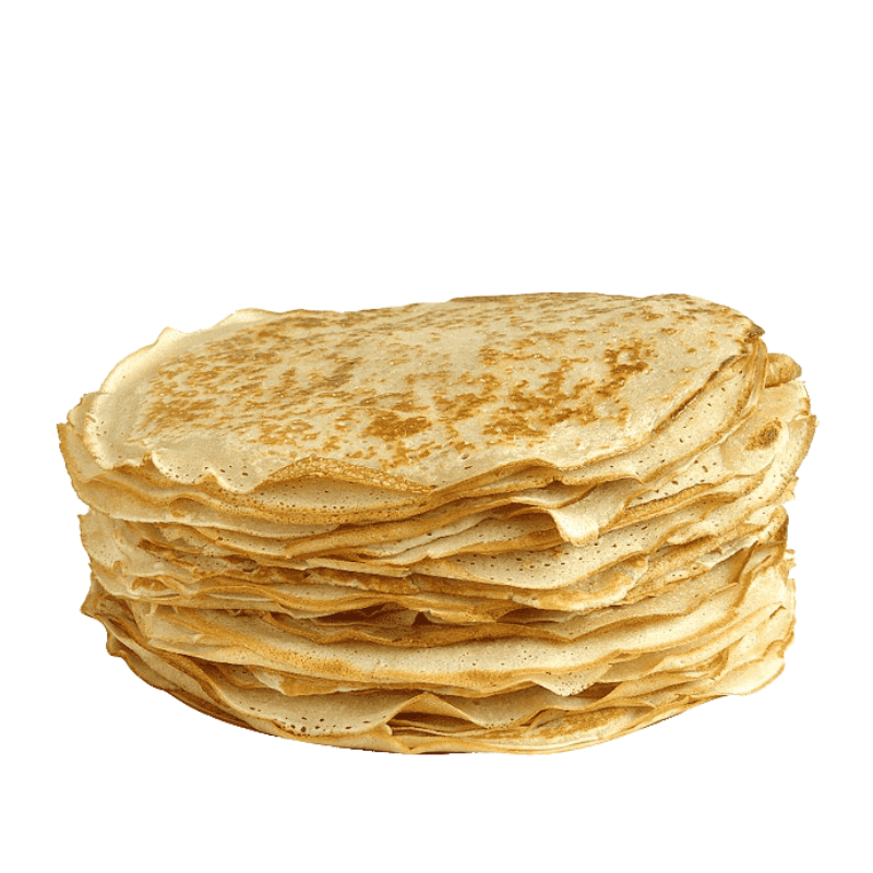 Crêpes Vanilla-Flavoured Sweet Fluffy 10Cm (15G)180  - Le Monde Des Crêpes