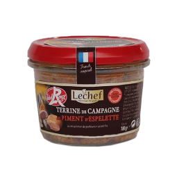 Country Terrine With Espelette Piment (180g) - Le Chef