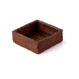 Square Tart Shell Cocoa (4Cm , 12G) - (C240) - C'Est Bon