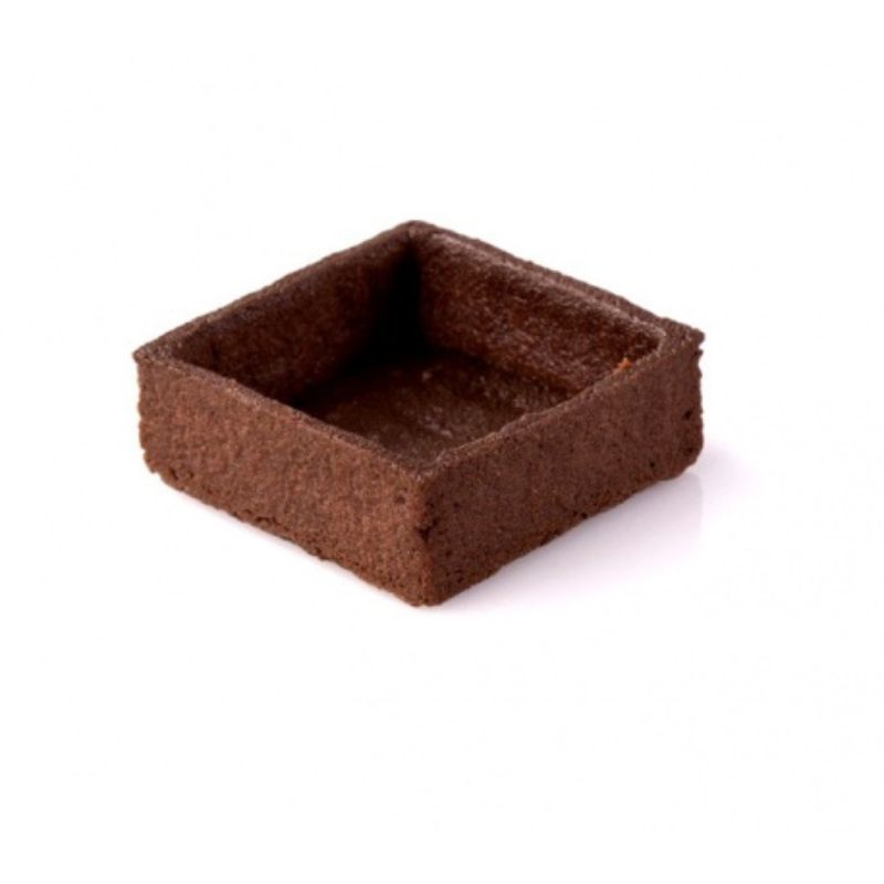 Vỏ Bánh Square Tart Shell Cocoa (4Cm , 12G) - (Qty Per Ctn) - C'Est Bon