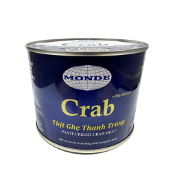 Đồ hộp thịt ghẹ thanh trùng cao cấp - lump meat crab 454gr