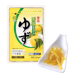 Vỏ yuzu - Yuzu Citrus Peel Chopped Frz Kinjirush (100G) - Sanriku