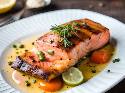 Salmon Butter Lemon Sauce